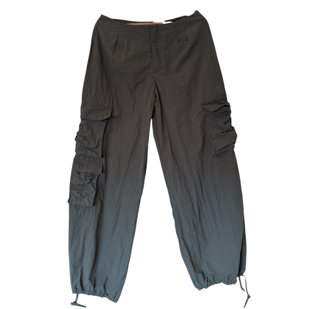 NWOT Miss Love Charcoal Cargo Pants